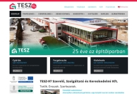 TESZ-97 Kft. weboldala